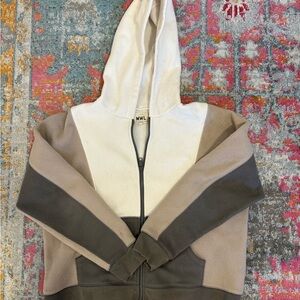 Madewell Active Colorblock Zip-Up Hoodie